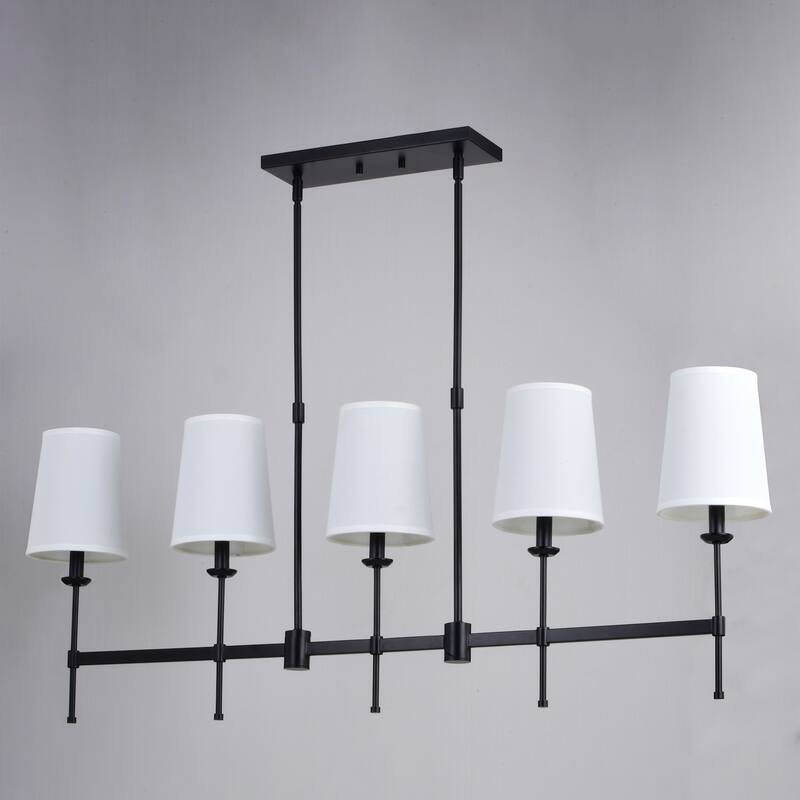 Vaxcel Lighting H0289 Camden 5 Light 46" Wide Linear Chandelier