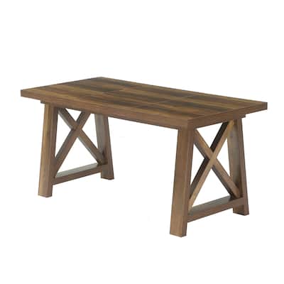63 Inch Large Home Office Desk Computer Desk with X-Shaped Legs