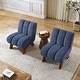 preview thumbnail 18 of 47, Art Leon Set of 2 Comfortable Armless Accent Chair Sectional