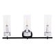 preview thumbnail 5 of 5, SAFAVIEH Lighting Remery 3-light LED Vanity Sconce - 22" W x 5.5" L x 11.8" H