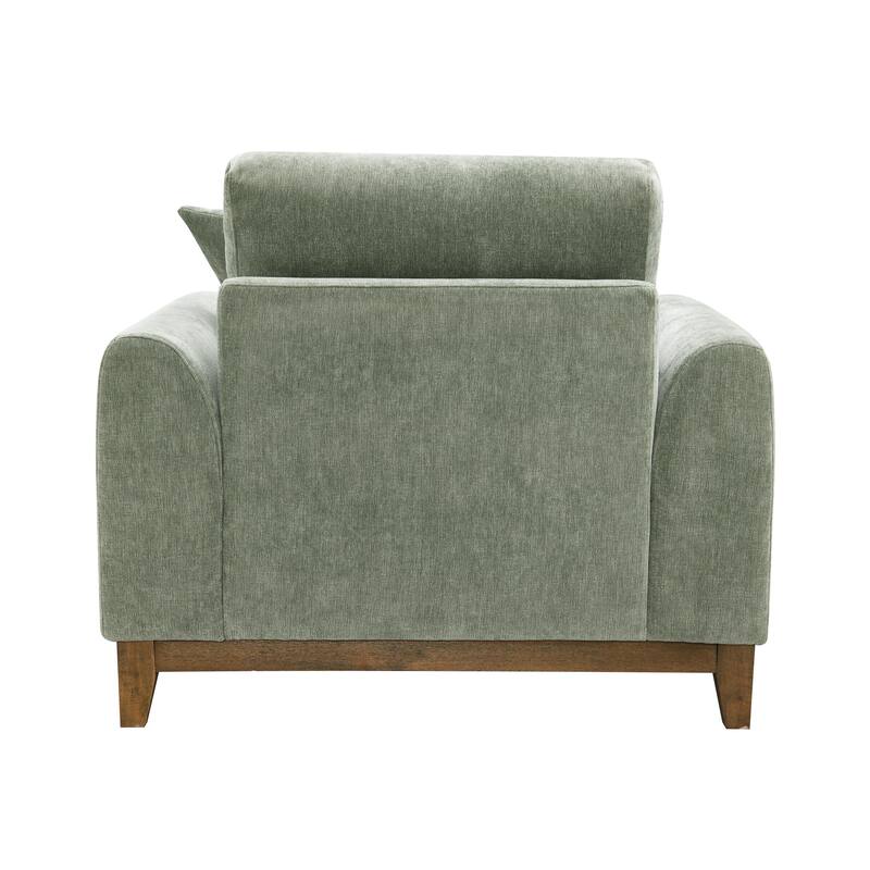 Furniture of America Lurek Mid Century Modern OEKO TEX Chenille Arm Chair