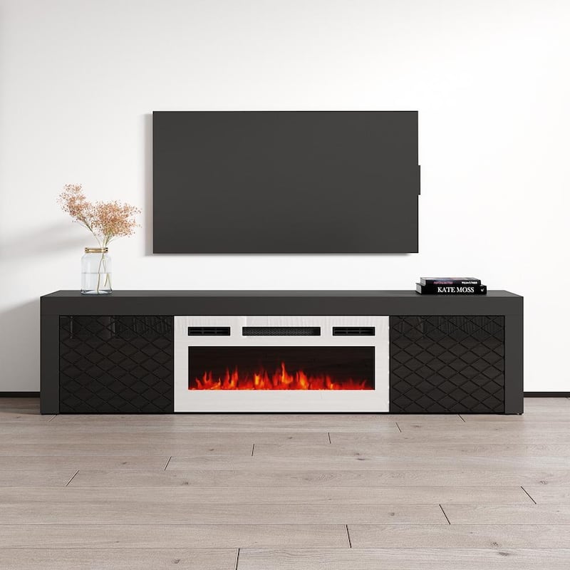Dia WH-EF Electric Fireplace 71" TV Stand