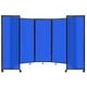 preview thumbnail 107 of 129, Room Divider 360 Folding Portable Partition - Polycarbonate Blue Poly - 7'6" H x 14' W