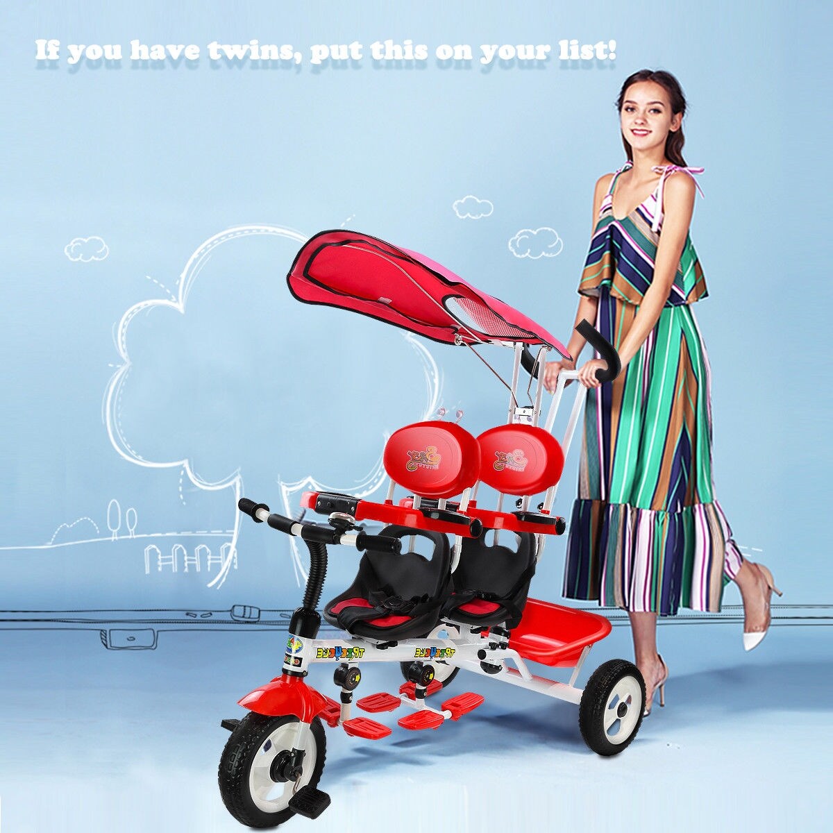 girl tricycle with basket