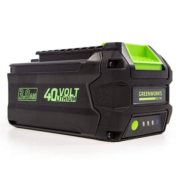 Shop 3x Greenworks 40v Battery 3 0 Ah Smart Lithium Usb Battery L300 Replaces Baf722 On Sale Overstock 29038465