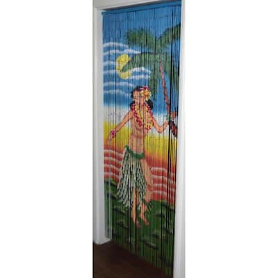Handmade Dancing Hula Girl Curtain (Vietnam)