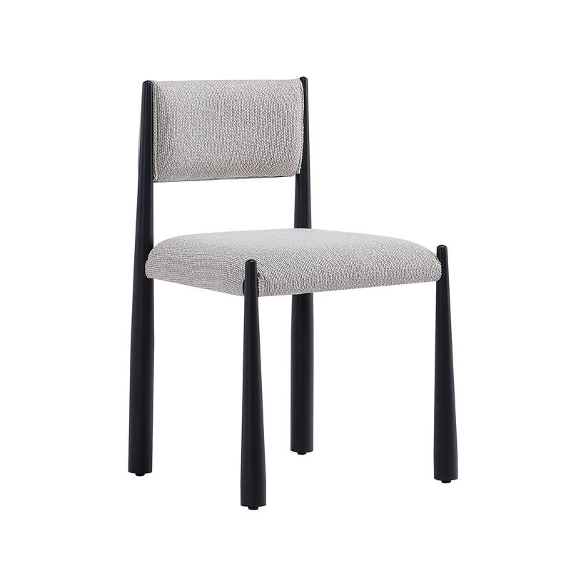 Manhattan Comfort Lennor Metal Boucle Side Chair Set of 2