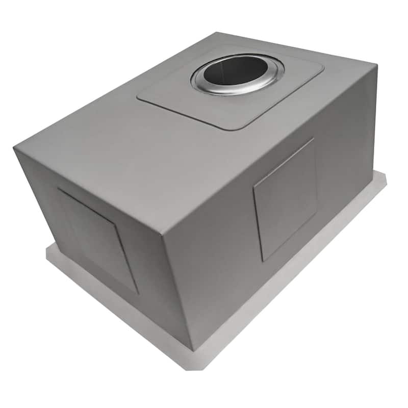 Ruvati 14-inch Gunmetal Black Stainless Steel Undermount Bar Prep Sink - RVH7114BL