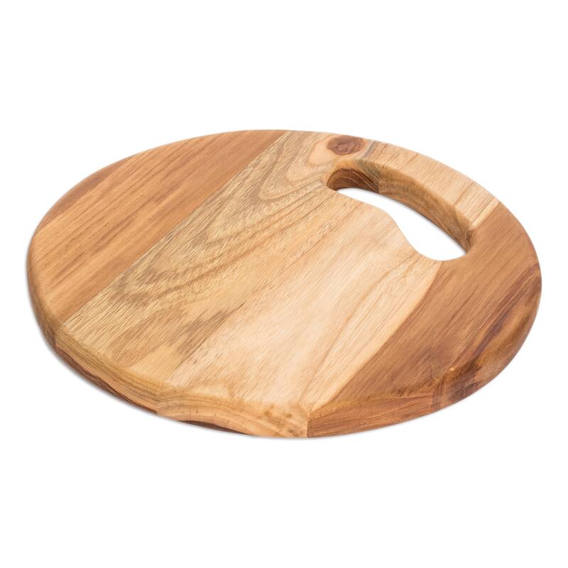 Novica Handmade Tastes Like Home Teak Cutting Board