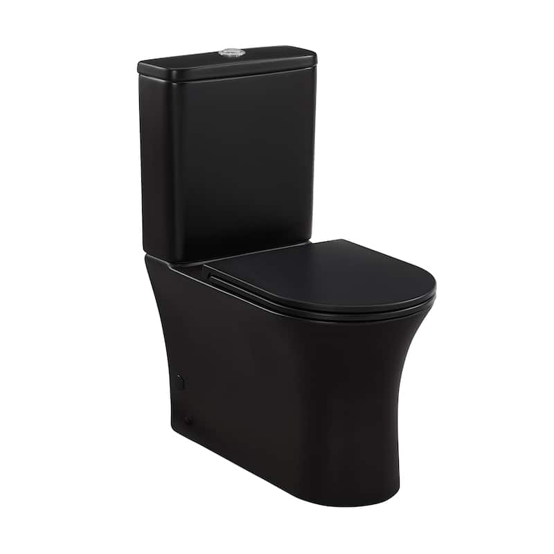 Calice Two Piece Elongated Rear Outlet Toilet Dual Flush .8/1.28 gpf