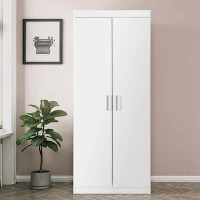 2-Door Storage Wardrobe Cabinet