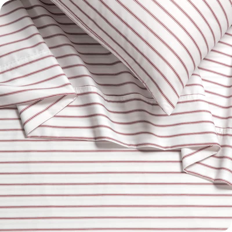 Bare Home Double Brushed Deep Pocket Printed Sheet Set