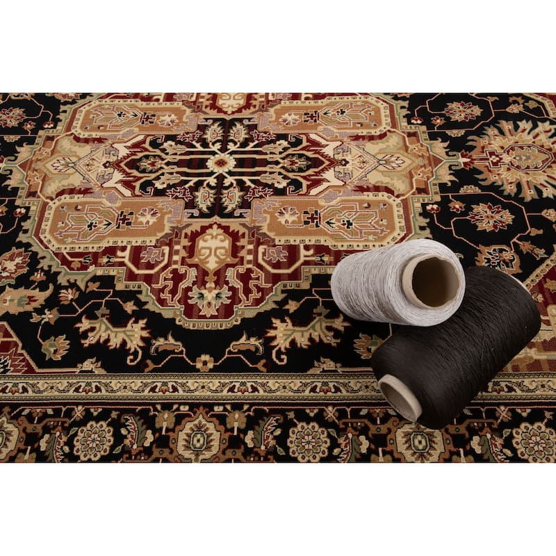 Izmir Collection Beige/Brown Transitional Floral/Botanical Area Rug