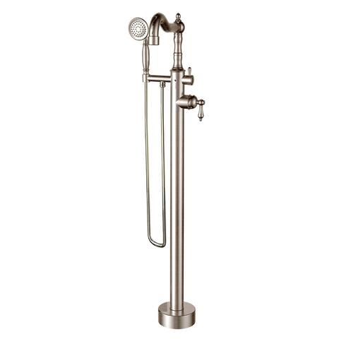 Jacuzzi Ardmore Floor Mounted Tub Filler with Lever Handles and