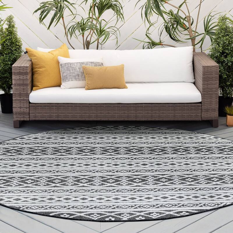 Vision Coastal Stripe Indoor/Outdoor Area Rug