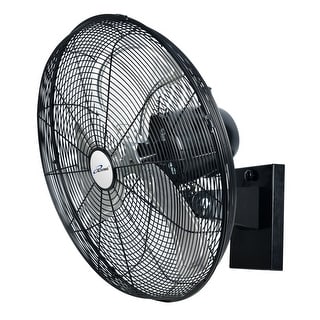 iLiving 20" Outdoor Oscillating High Velocity Wall Fan with 4750 CFM Heavy Duty Weatherproof Motor, Variable Speed Adjustment