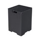 preview thumbnail 1 of 10, Elementi Plus 25 in. H Marble Porcelain Propane Tank Cover with Removable Lid