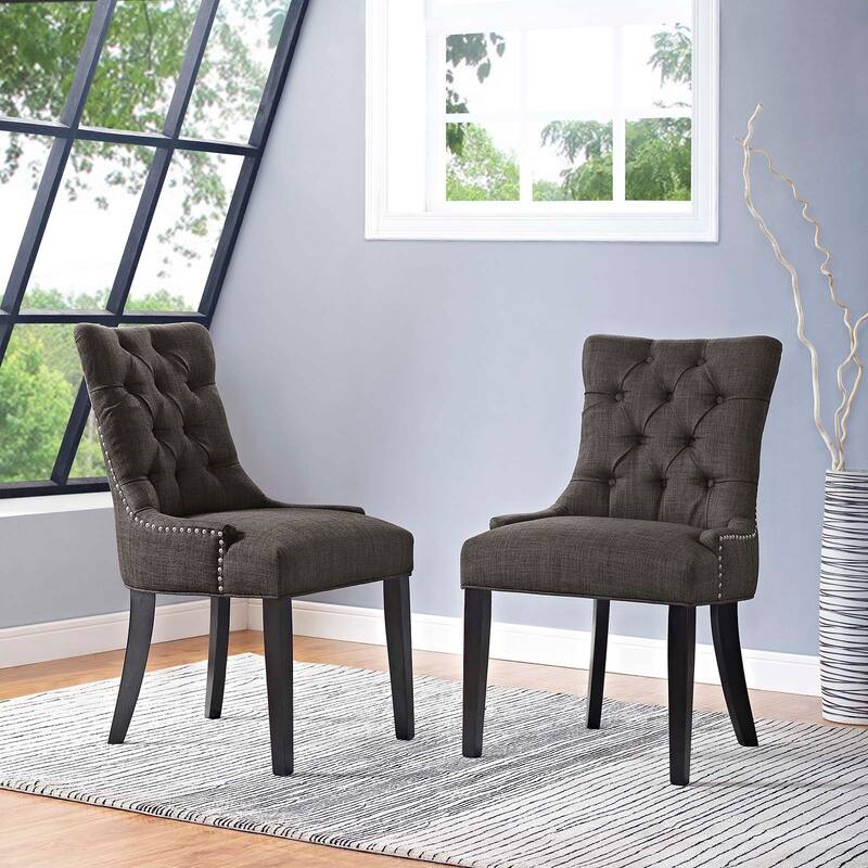 Modway Regent Fabric Dining Chair (Set of 2)