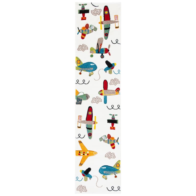 SAFAVIEH Carousel Kids Ardak Airplane Rug