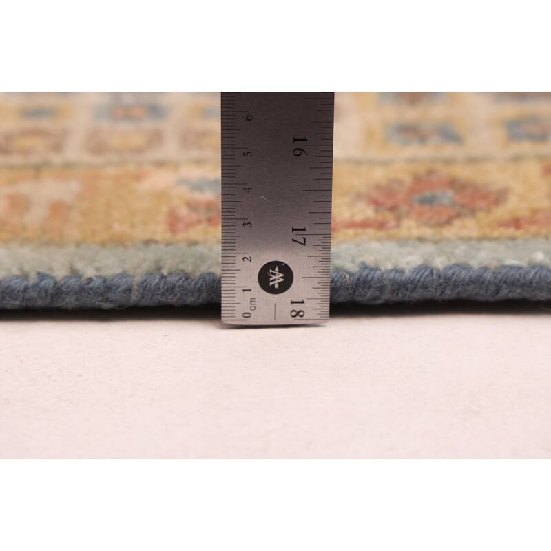 ECARPETGALLERY Hand-knotted Modern Oushak Light Blue Wool Rug - 8'0 x 10'1