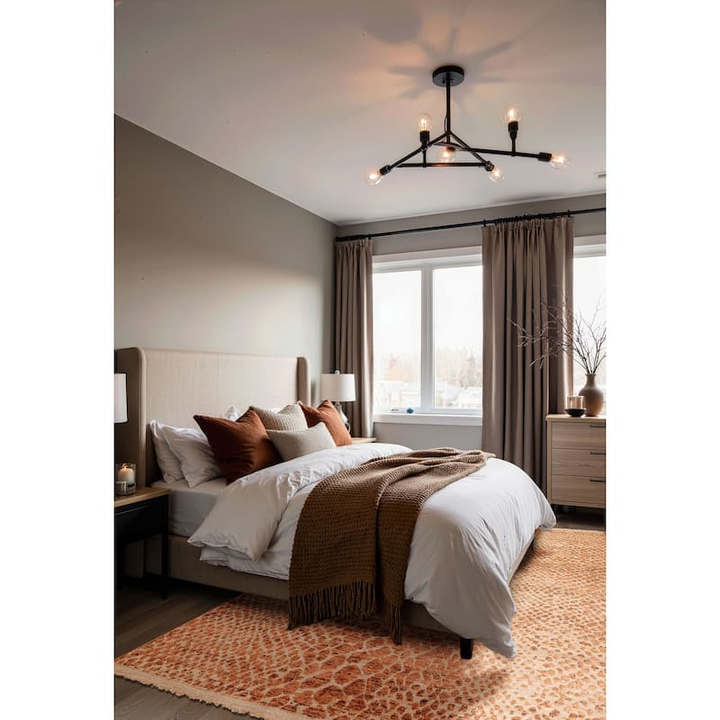 ECARPETGALLERY Hand-knotted Tangier Brown Wool Rug - 8'2 x 10'2