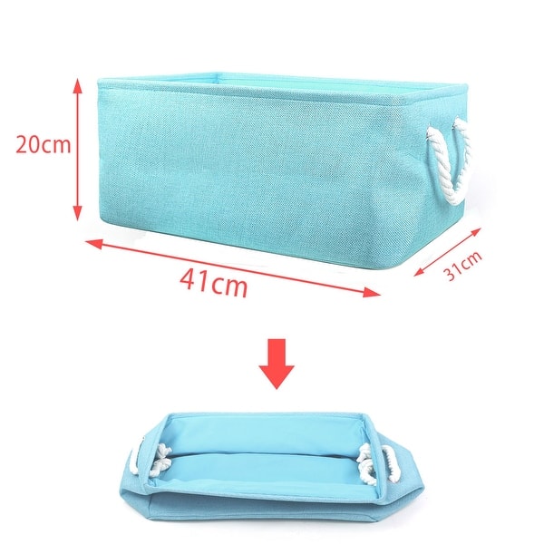 dimension image slide 0 of 19, Canvas Toy Bins for Laundry Clothes Storage Home Organizer