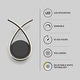 preview thumbnail 8 of 11, Artika Gamma Modern Wall Light Fixture, Matte Black