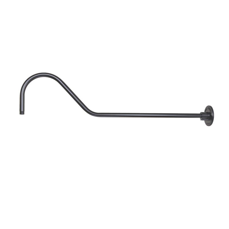 Millennium Lighting R Series 41" Long Goose Neck Stem - Satin Black