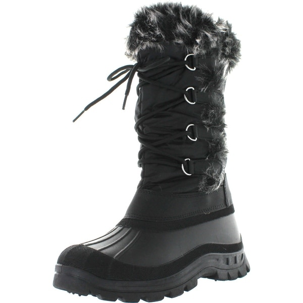 Top Moda Snowy-1 Women's Lace Up Under Knee High Snow Boots