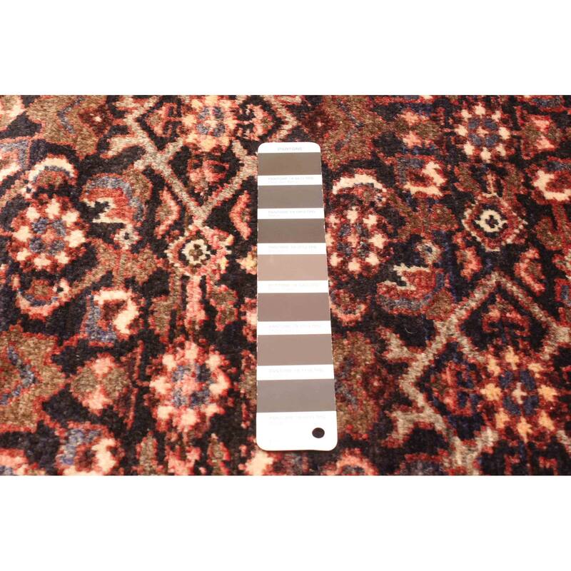 ECARPETGALLERY Hand-knotted Andelz Dark Brown Wool Rug - 3'7 x 12'11