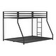 preview thumbnail 9 of 20, Furniture of America Ambell Modern Metal Low Profile Bunk Bed with Reversible Ladder