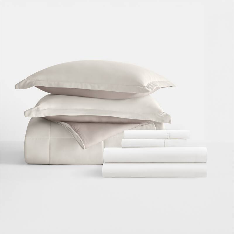 Simply Essential Dorm In A Bag Comforter, Sheet Set and Mattress Pad