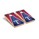 preview thumbnail 1 of 3, Texas Rangers MLB Triangle Cornhole Board Set Include Carrying Case