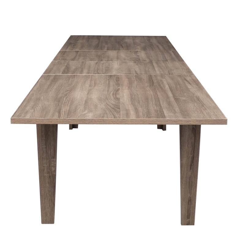 Wood Extendable Dining Table with Legs for Dining Room