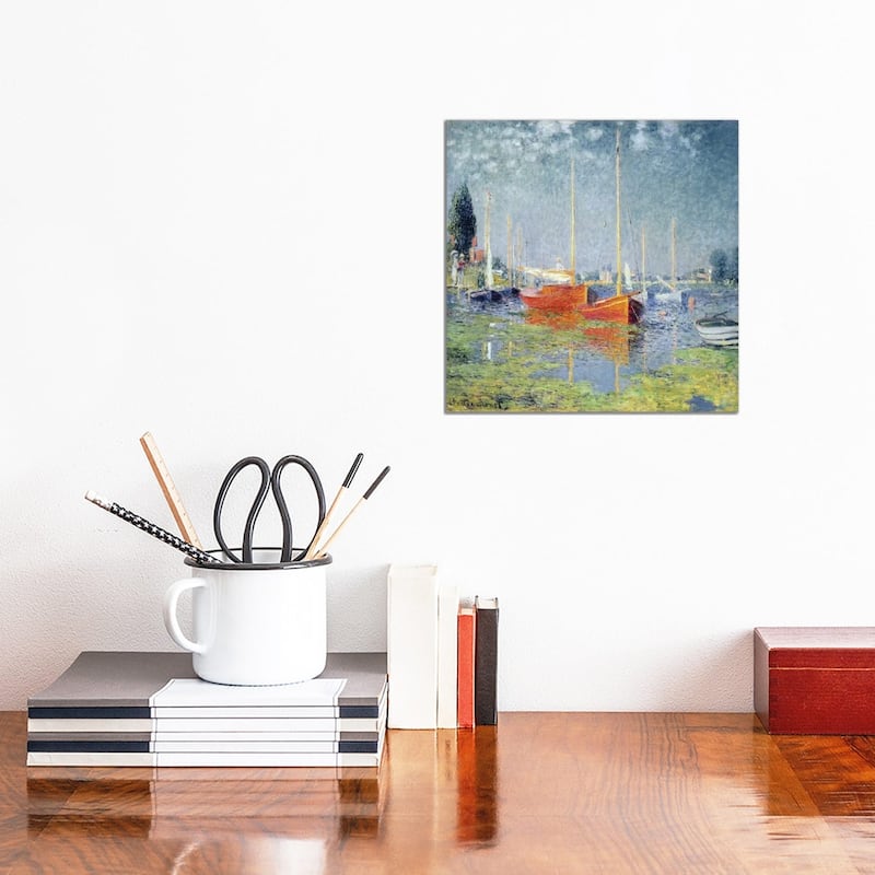 iCanvas "Argenteuil, 1875 " by Claude Monet Canvas Print - 12x12x0.75