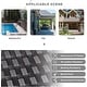 preview thumbnail 119 of 125, Kullavik 13 Pieces Outdoor Patio Furniture Set with Fire Pit Table w/ Wide Armrests