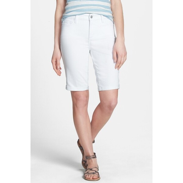 nydj white shorts