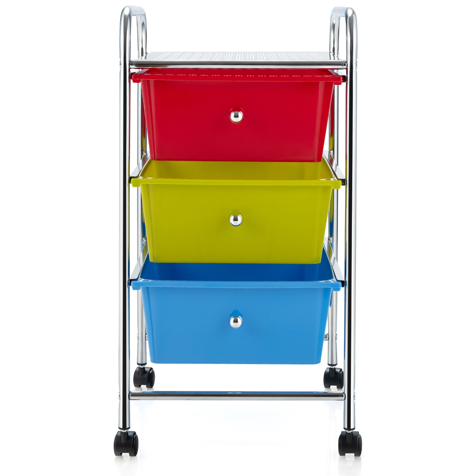 3-Drawer Cart Storage Bin Organizer Rolling with Plastic Drawers - Bed Bath  & Beyond - 34798724