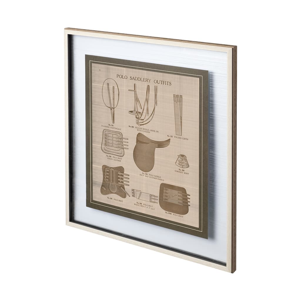 Equine Riding Gear II v2 Framed Art Print