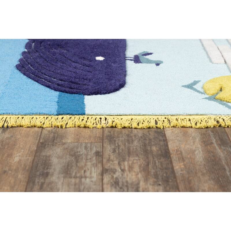 Novogratz by Momeni Atticus Noah Hand Tufted Animal Print Wool Rug