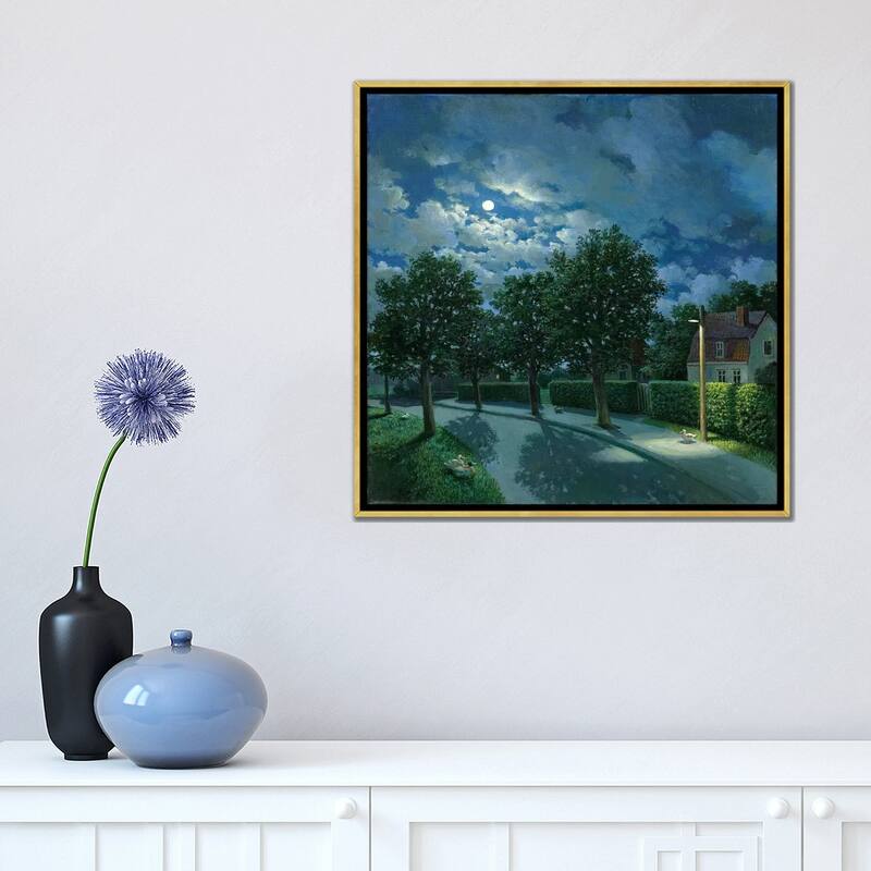 iCanvas "The Night Of The Ducks" by Michael Sowa Framed Canvas Print