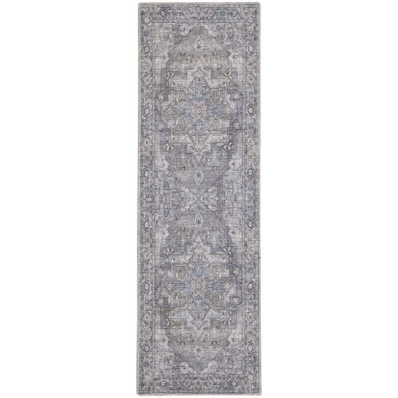 New Concept Washables Persian Boho Machine Washable Area Rug
