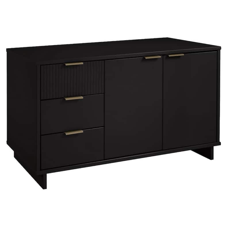 Manhattan Comfort Granville 55.07" 3 Drawer Modern Sideboard