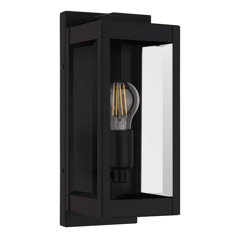 Eastover 1-Light Earth Black Outdoor Wall Lantern