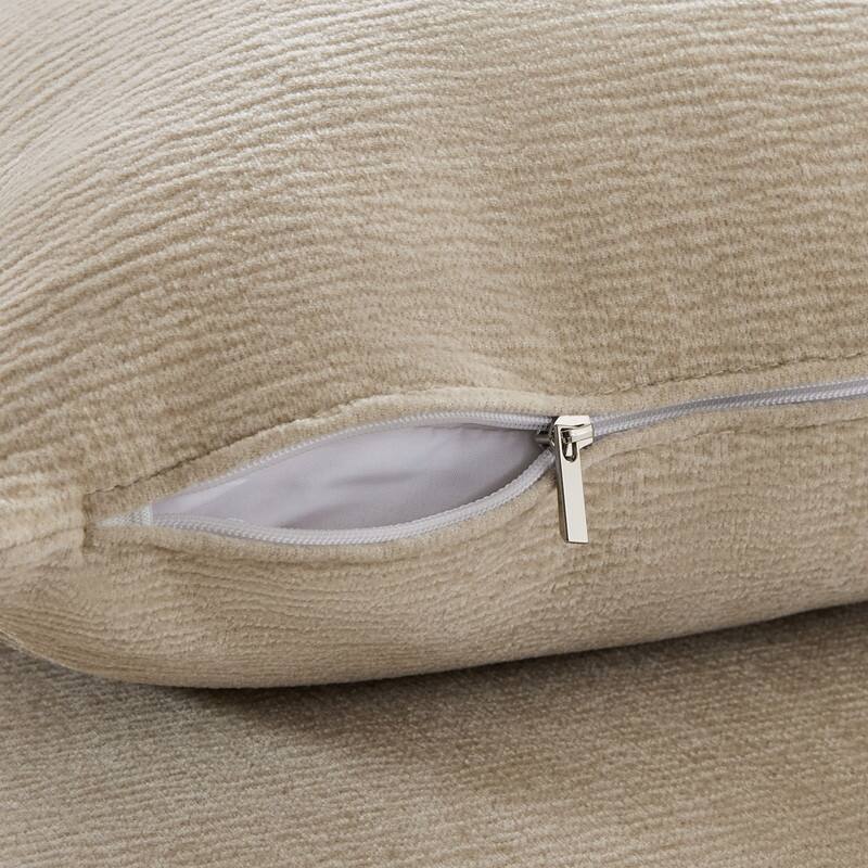 Spruce & Spring Julia Upholstered Curved Sofa Couch for Living Room