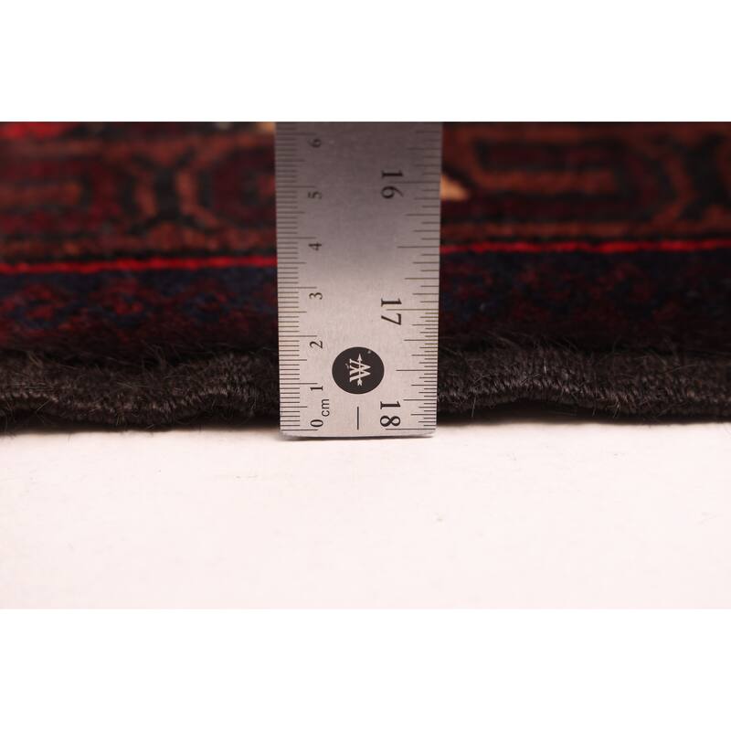 ECARPETGALLERY Hand-knotted Teimani Dark Navy Wool Rug - 3'9 x 6'5