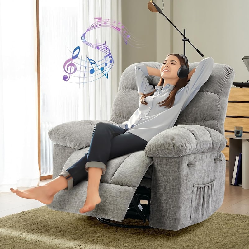 Rocking 360° Swivel Rocker Chair