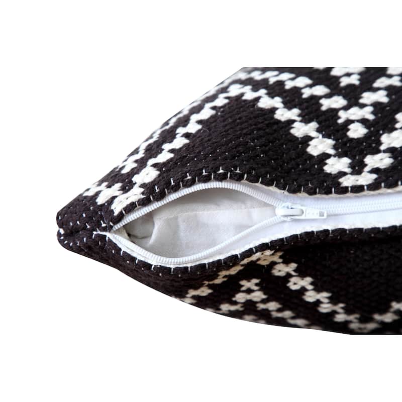 Sevita Modern Woven Chevron Throw Pillow