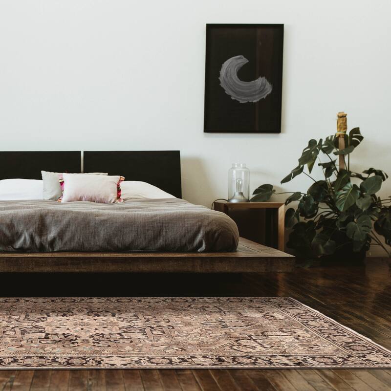 ECARPETGALLERY Hand-knotted Sarabi Brown, Taupe Wool Rug - 7'3 x 11'0