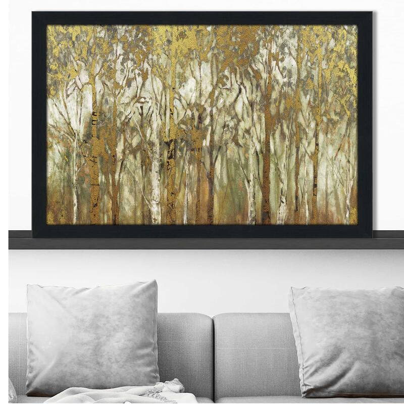 "Birch Grove Panoramic" by Carol Robinson Print on Acrylic